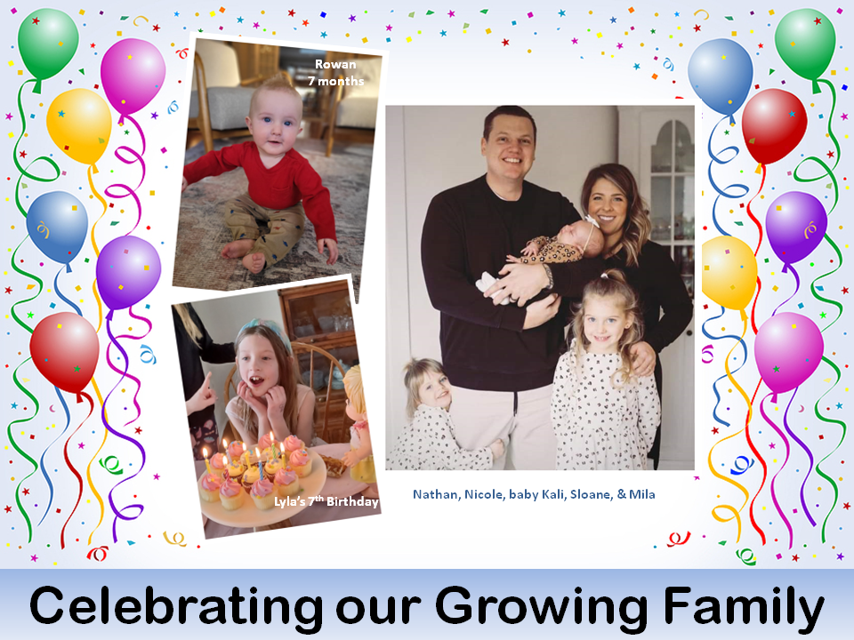 celebrating our growing family